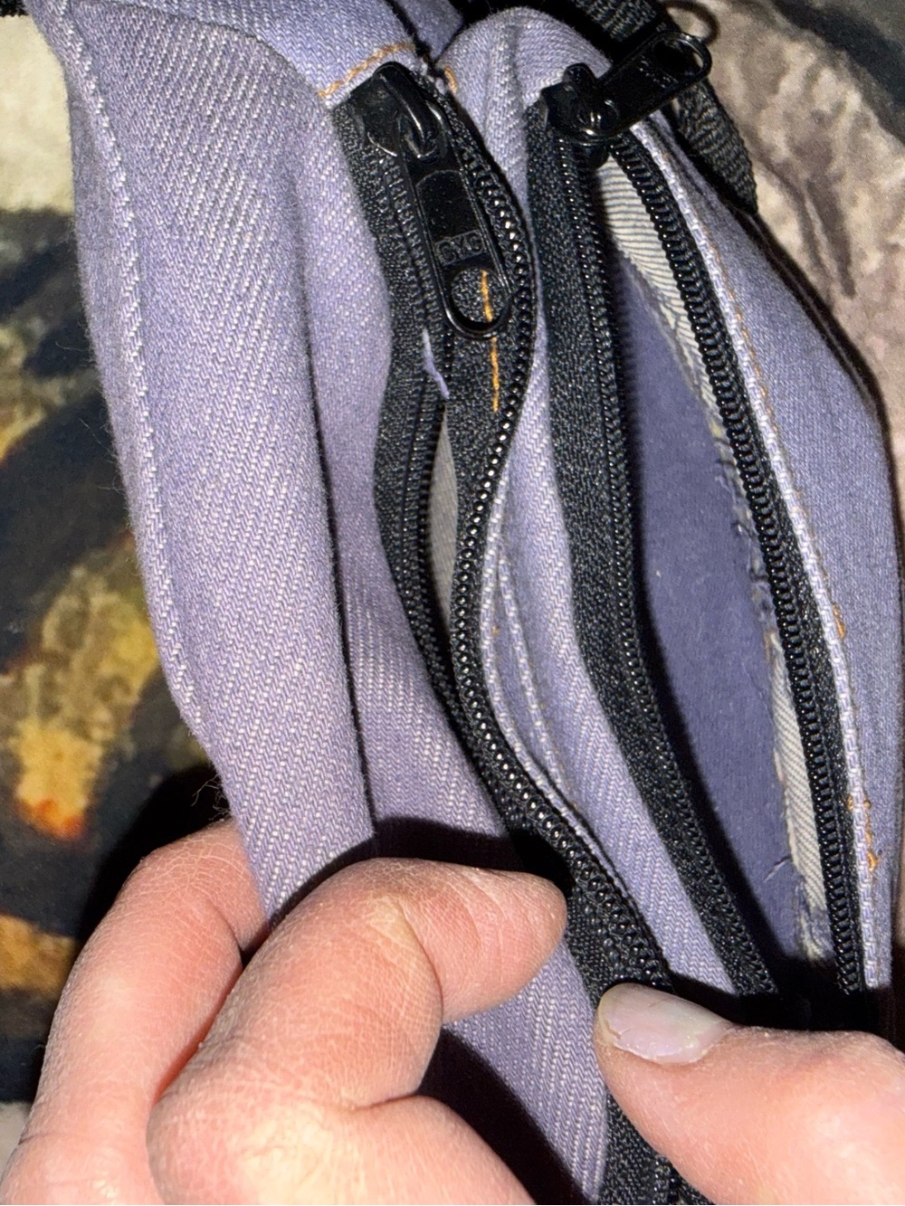 Vintage 80’s Denim Hip Pack Waist Fanny Pack - Picture 4 of 5